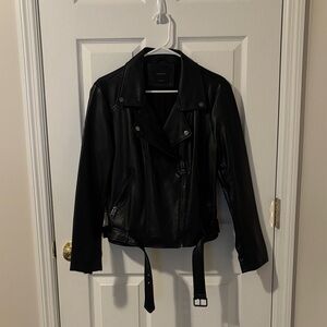 Elodie Black Leather Jacket